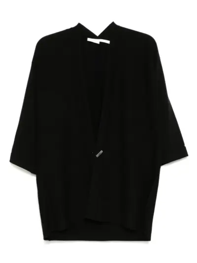 Label Under Construction Haori cardigan - Black