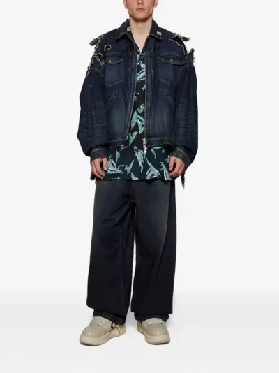 Maison MIHARA YASUHIRO Aloha shirt - Black