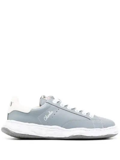 Maison MIHARA YASUHIRO Charles lace-up leather sneakers - Blue