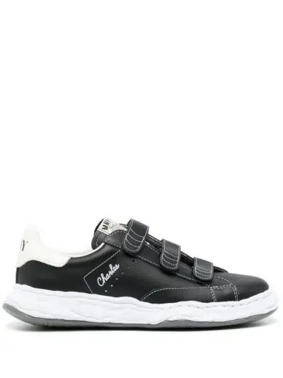 Maison MIHARA YASUHIRO Charles leather sneakers - Black