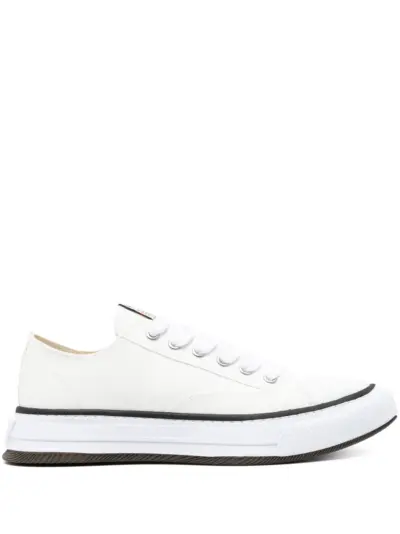 Maison MIHARA YASUHIRO Yucca pointed-toe sneakers - White