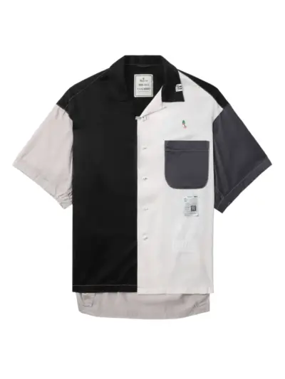 Maison MIHARA YASUHIRO colour-block shirt - Black