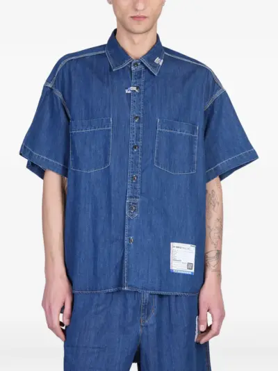 Maison MIHARA YASUHIRO denim shirt - Blue