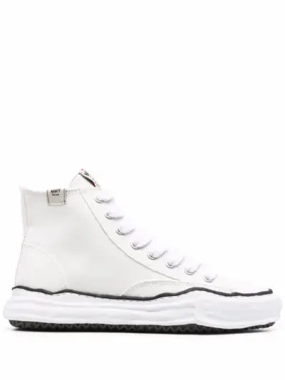 Maison MIHARA YASUHIRO high-top lace-up sneakers - White