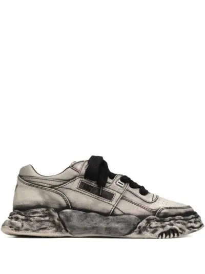 Maison MIHARA YASUHIRO leather sneakers - Black