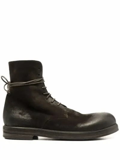 Marsèll Zucca suede boots - Brown