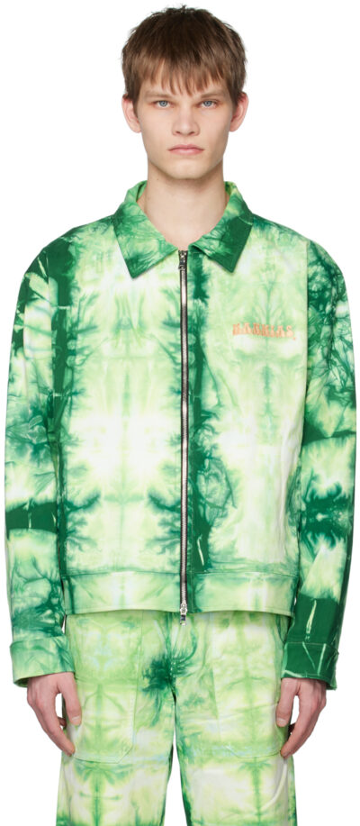 Nahmias Green Tie Dye Jacket