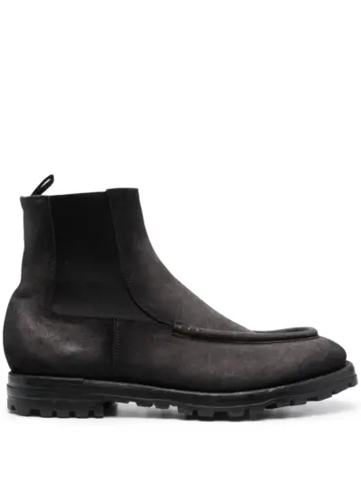 Officine Creative Vail slip-on leather boots - Grey