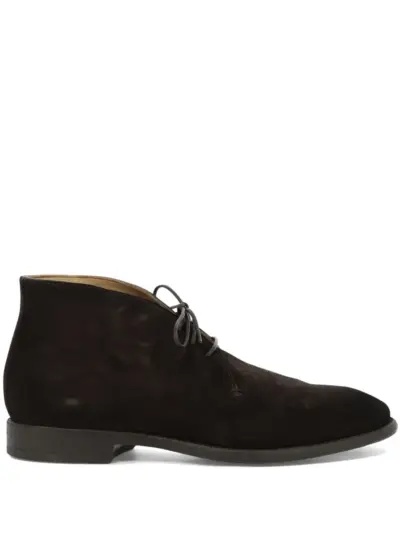 Officine Creative suede lace-up ankle boots - Brown