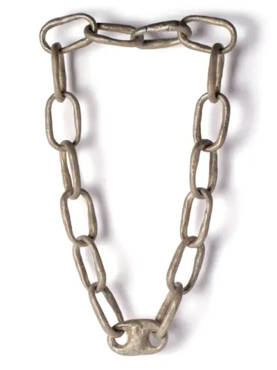 Parts of Four small Roman Link necklace - Gold