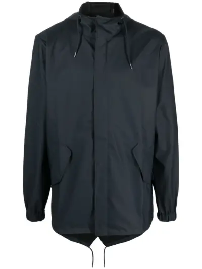 Rains Fishtail hooded raincoat - Blue