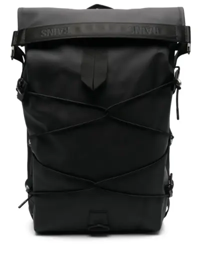 Rains Trail Cord Rolltop backpack - Black