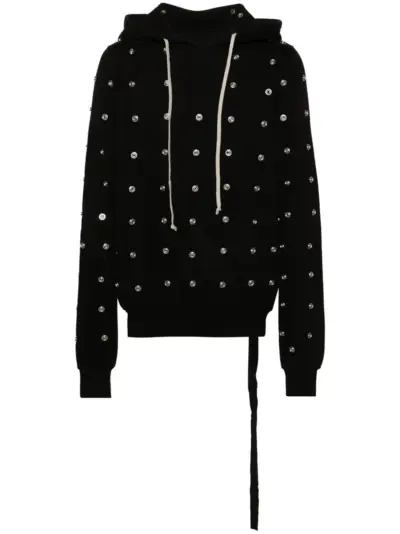 Rick Owens DRKSHDW Granbury cotton hoodie - Black
