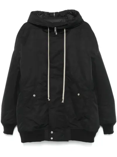 Rick Owens DRKSHDW hooded bomber jacket - Black