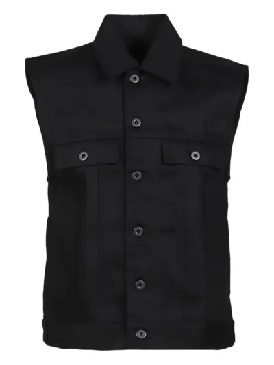 Rick Owens DRKSHDW sleeveless jacket - Black