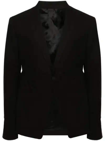 Rick Owens Lido poplin blazer - Black