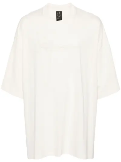 Rick Owens X Champion Tommy T logo-embroidered T-shirt - Neutrals