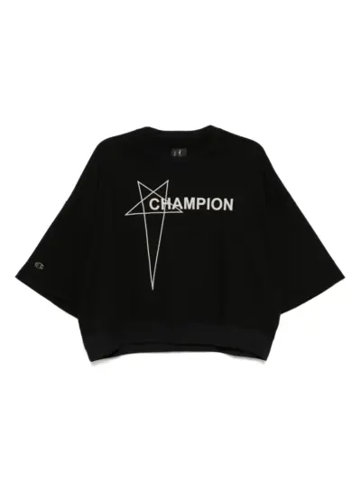 Rick Owens X Champion Tommy T-shirt - Black