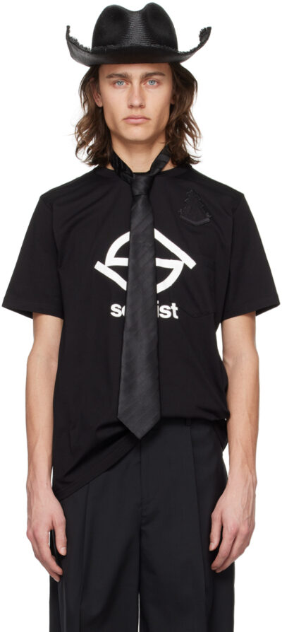 TAKAHIROMIYASHITA TheSoloist. Black Bone Emblem T-Shirt