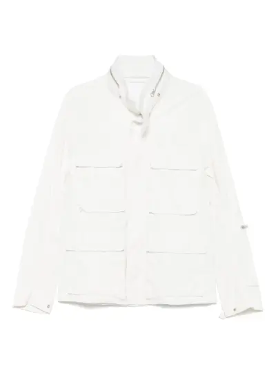 Ten C zip-up bomber jacket - White