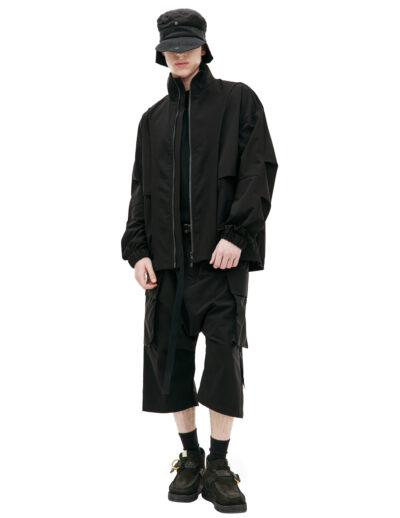 The Viridi-Anne Water-repellent hooded jacket