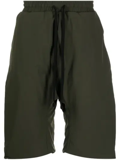 Thom Krom drawstring drop-crotch shorts - Green