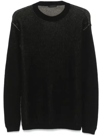 Transit ribbed sweater - Black
