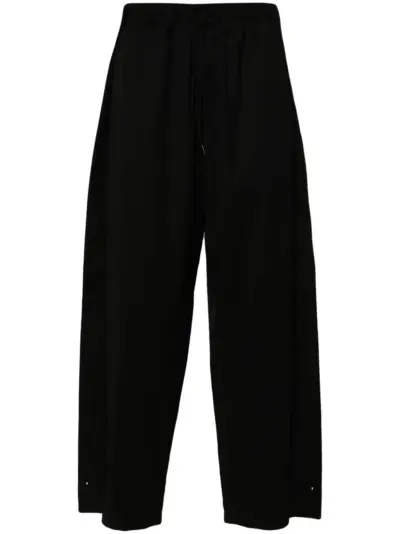 Y-3 3-stripe track pants - Black