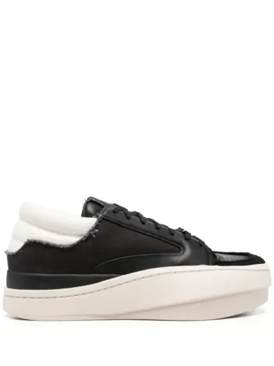 Y-3 Centennial Lo leather sneakers - Black