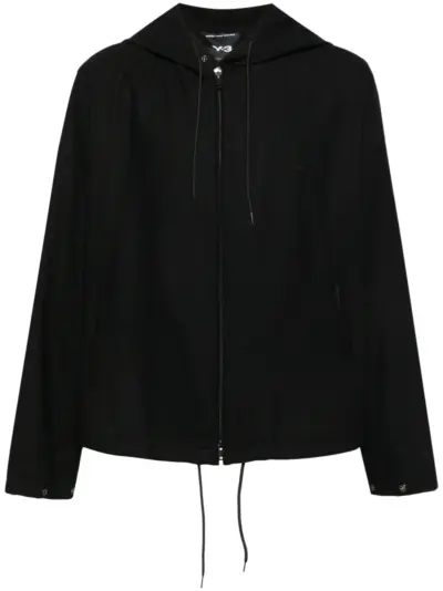 Y-3 Flannel HD hoodie - Black