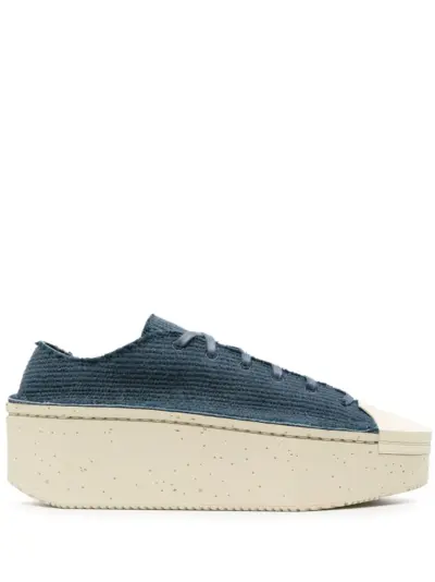 Y-3 Kyasu lace-up sneakers - Blue