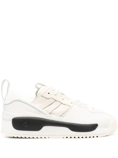 Y-3 Rivalry leather sneakers - Neutrals