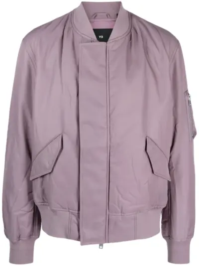 Y-3 cotton-blend bomber jacket - Purple