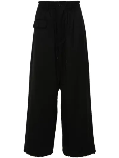 Y-3 wide-leg trousers - Black