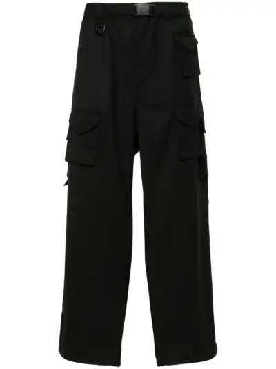 Y-3 wide-leg trousers - Black