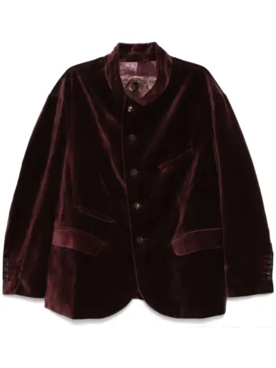 Ziggy Chen cotton blazer - Red