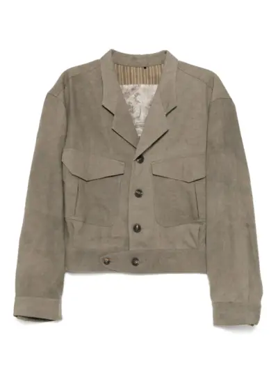 Ziggy Chen single-breasted jacket - Brown