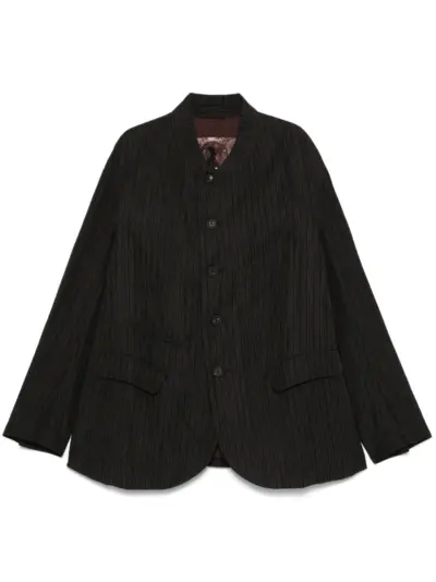 Ziggy Chen striped blazer - Grey