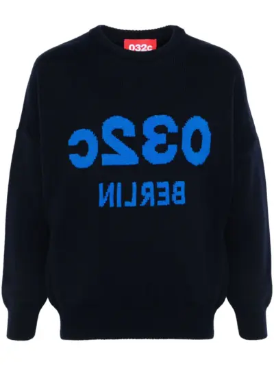 032c Selfie sweater - Blue