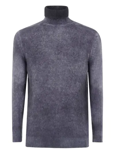 Avant Toi roll-neck sweater - Blue