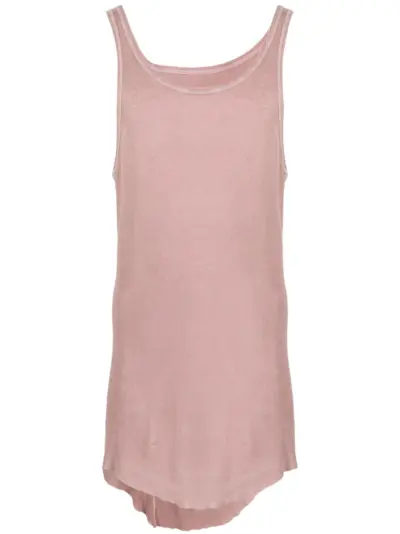 Boris Bidjan Saberi appliqué-detail tank top - Pink