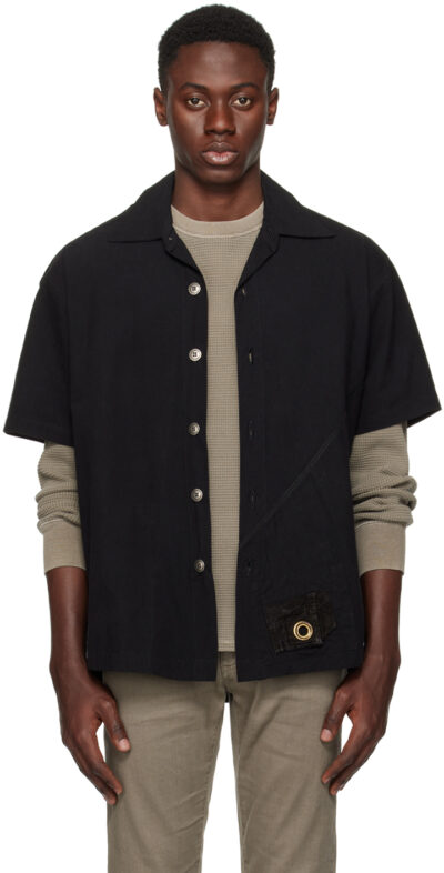 Greg Lauren Black Tent Shirt