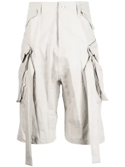 Julius drop-crotch strings shorts - Grey