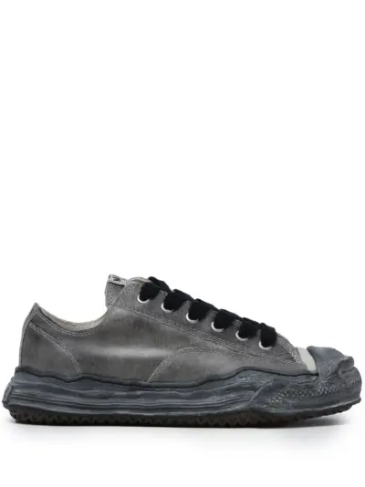 Maison MIHARA YASUHIRO Hank Vintage lace-up sneakers - Black