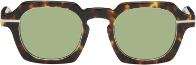 Matsuda SSENSE Exclusive Brown & Black M2055 Sunglasses