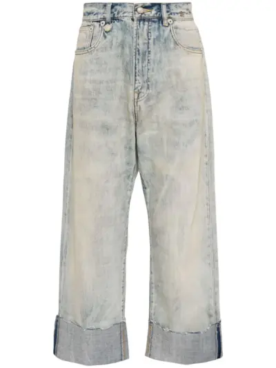 R13 Cuffed X-Boyfriend jeans - Blue