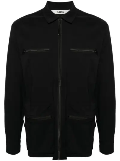 Rains Tomar ripstop shirt jacket - Black