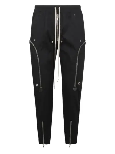 Rick Owens Bauhaus zip-detail trousers - Black