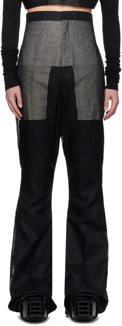 Rick Owens Black Dirt Bolan Trousers