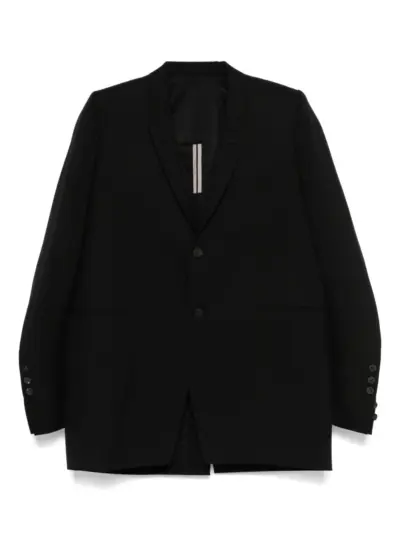 Rick Owens Dirt Tailored LS blazer - Black